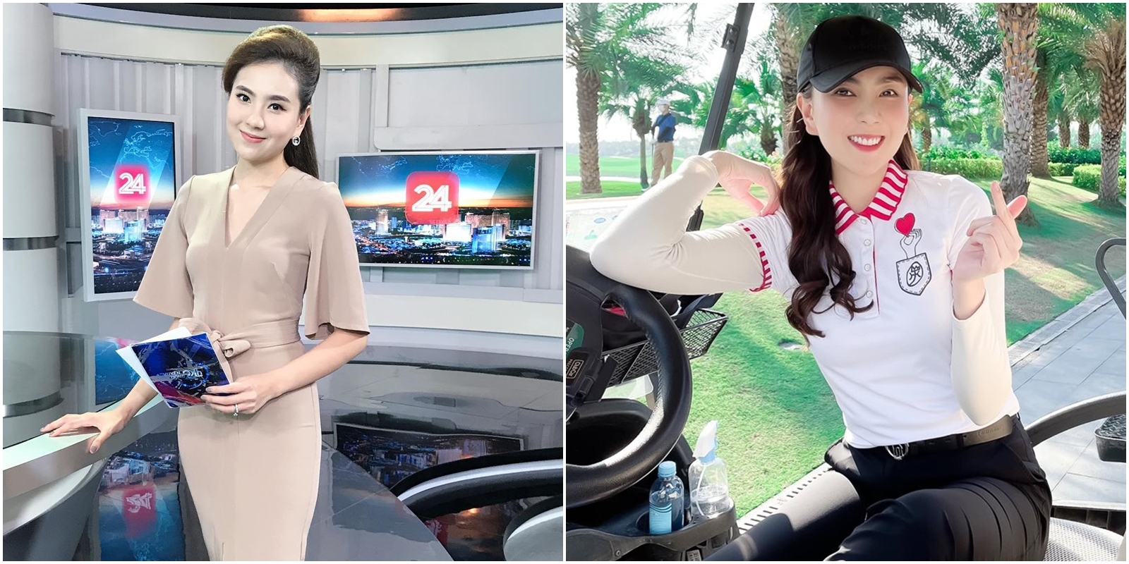 Nữ MC xinh nhất VTV check- in nhiều sân golf đẹp khắp Việt Nam