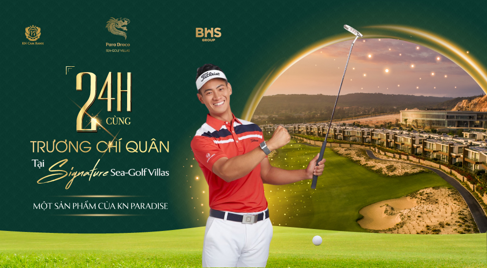 24h chơi golf & nghỉ dưỡng cùng golfer tài năng Trương Chí Quân