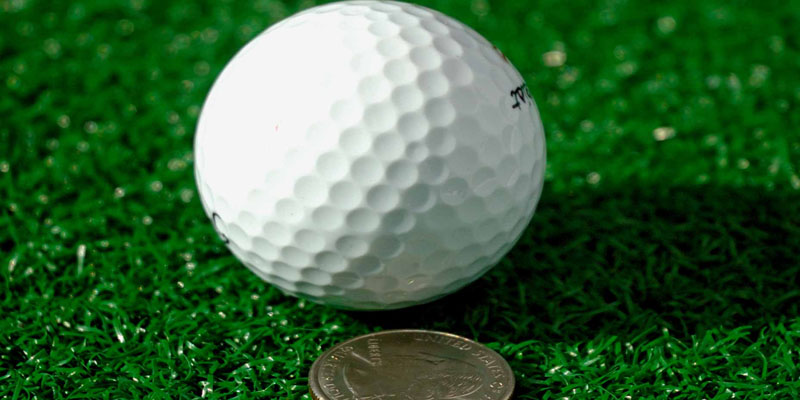 Bài tập golf: Putting với đồng xu