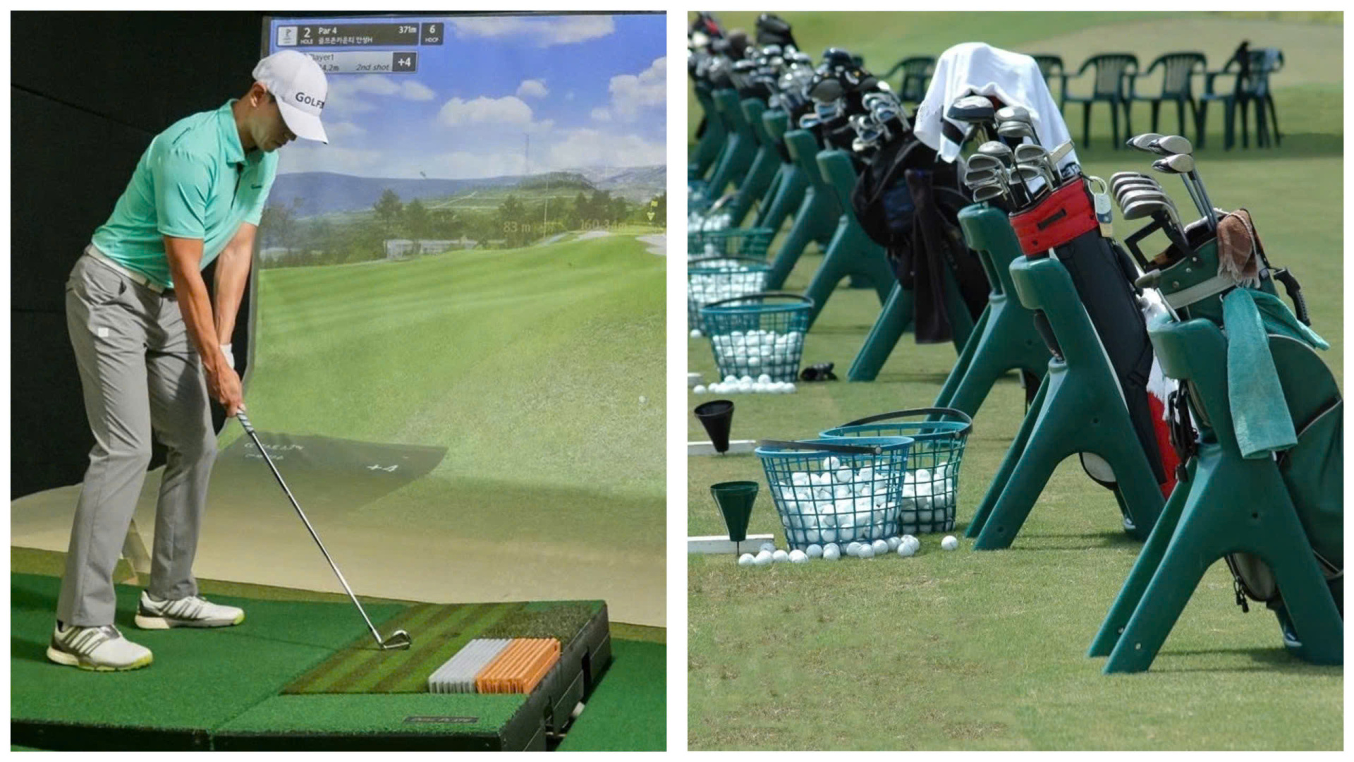 Sân tập golf Outdoor hay Indoor?