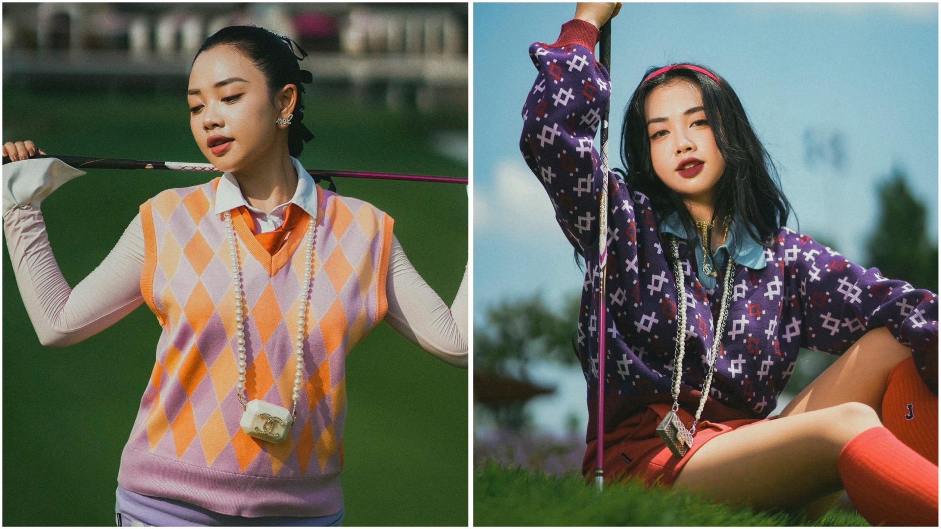 Nữ golfer 9x My Nguyễn mang đến sân golf cuộc dạo chơi đầy thú vị của màu sắc