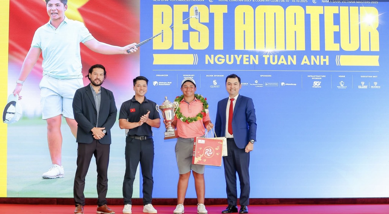 Nguyễn Tuấn Anh - Golfer nghiệp dư xuất sắc nhất Nam A Bank Vietnam Masters 2025