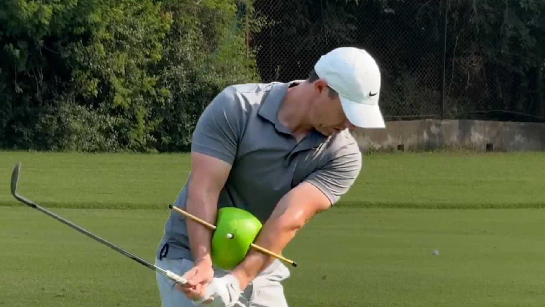 Vũ khí bí mật" mới của Rory McIlroy trên sân tập là gì?