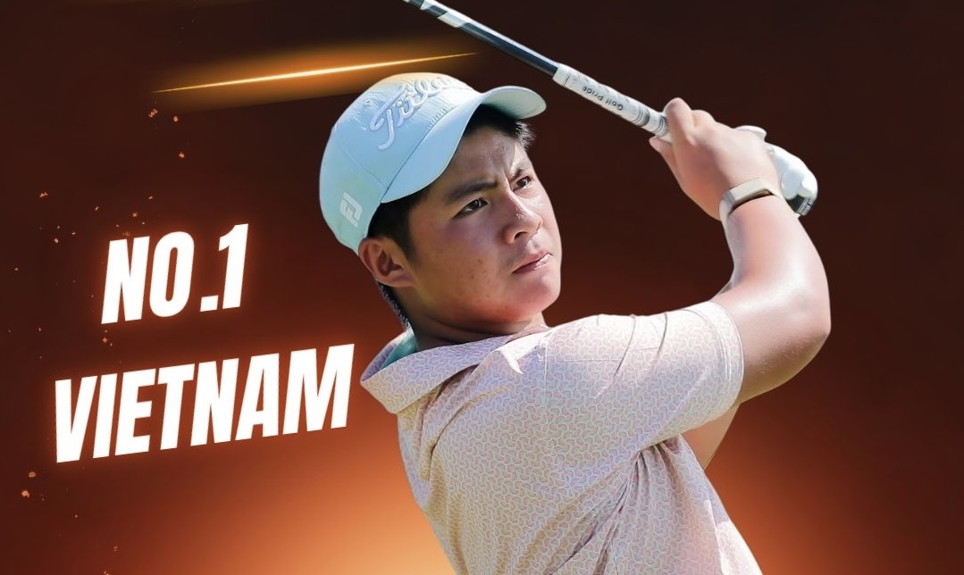 Nguyễn Tuấn Anh vươn lên vị trí golfer số 1 Việt Nam trên OWGR