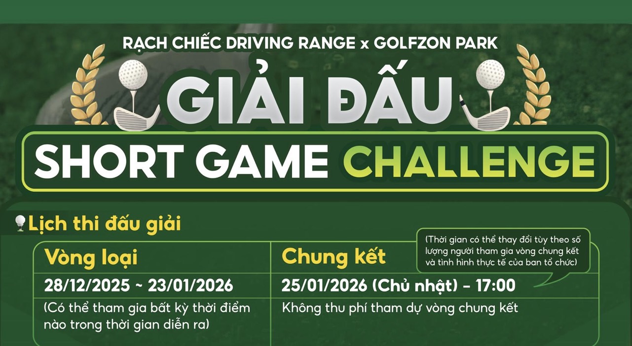 Khởi tranh Short Game Challenge với tổng thưởng 70 triệu đồng