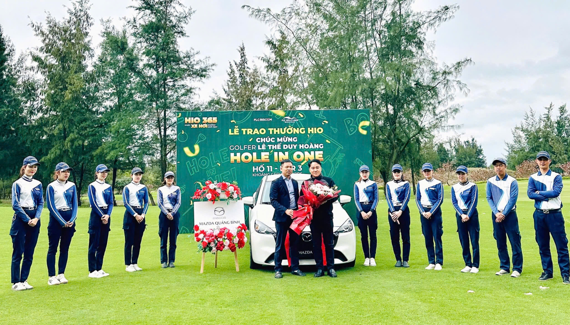 FLC Golf Links Quảng Bình trao giải thưởng ô tô tới chủ nhân HIO365 danh giá