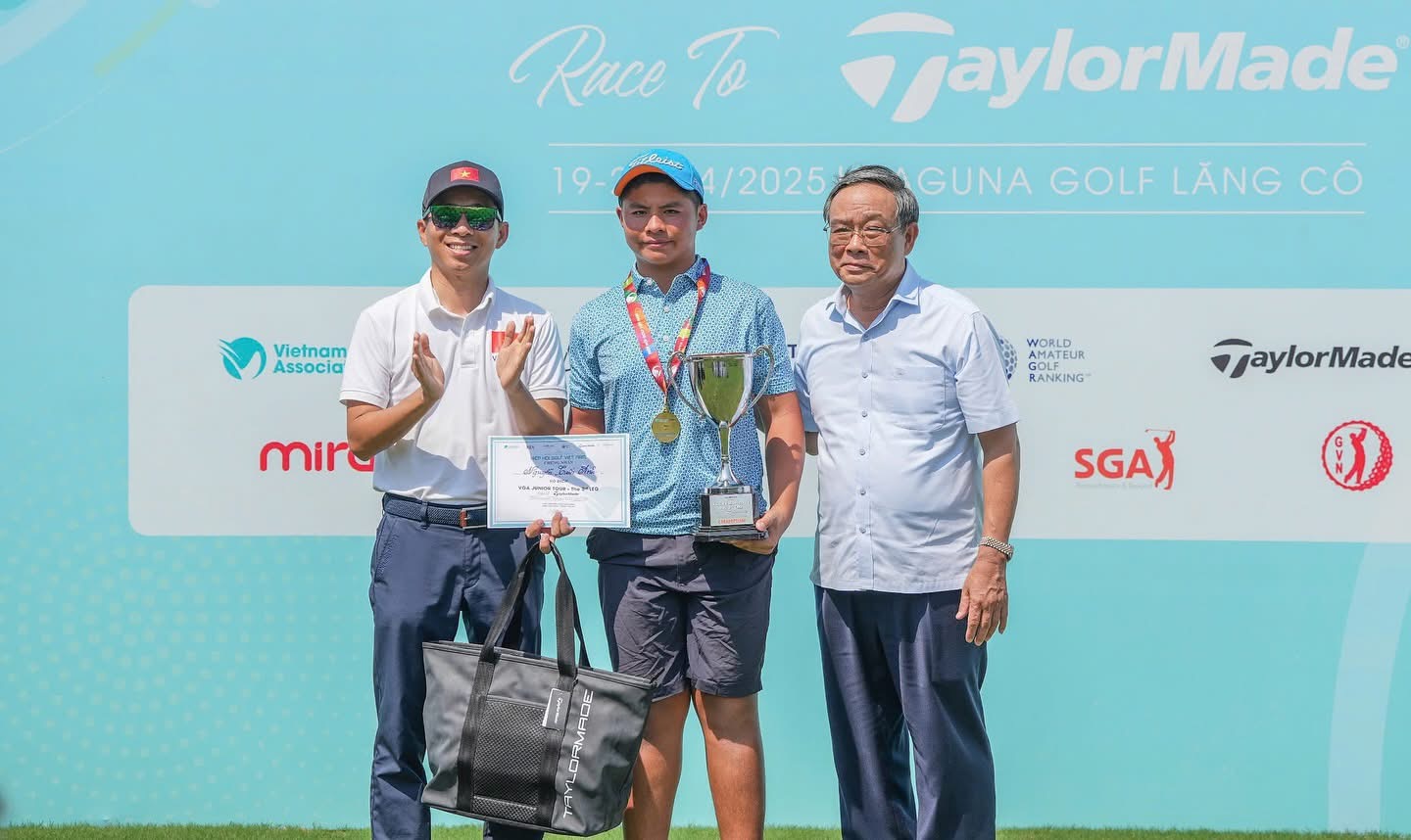 Nguyễn Tuấn Anh vô địch chặng 3 VGA Junior Tour 2025 Race to TaylorMade