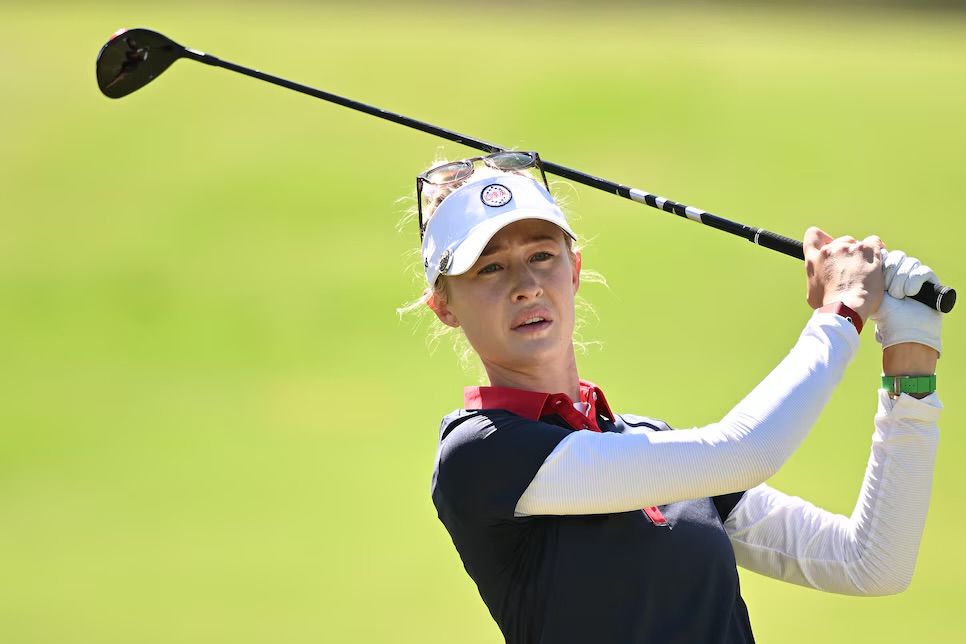 Mắc 2 double bogey liên tiếp, Nelly Korda vỡ mộng bảo vệ ngôi vương Chevron 