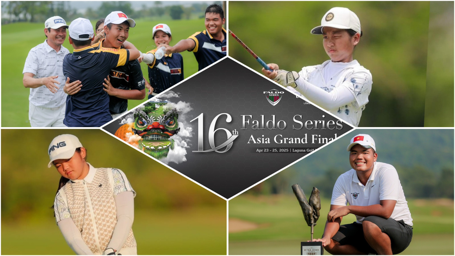 Đội hình Việt Nam hùng hậu tại Vòng Chung kết Faldo Series châu Á 2025
