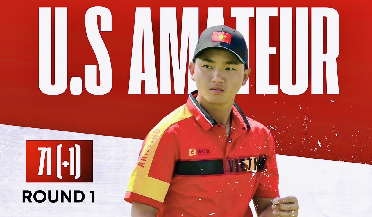 Nguyễn Anh Minh khởi đầu 71 gậy tại U.S. Amateur 2025