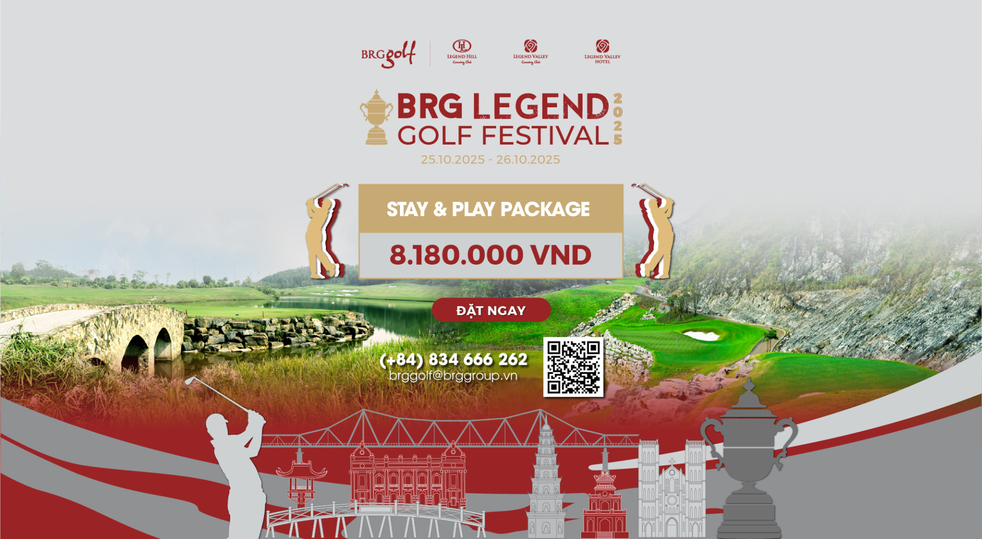BRG Legend Golf Festival 2025: Tranh tài đỉnh cao - Nghỉ dưỡng đẳng cấp
