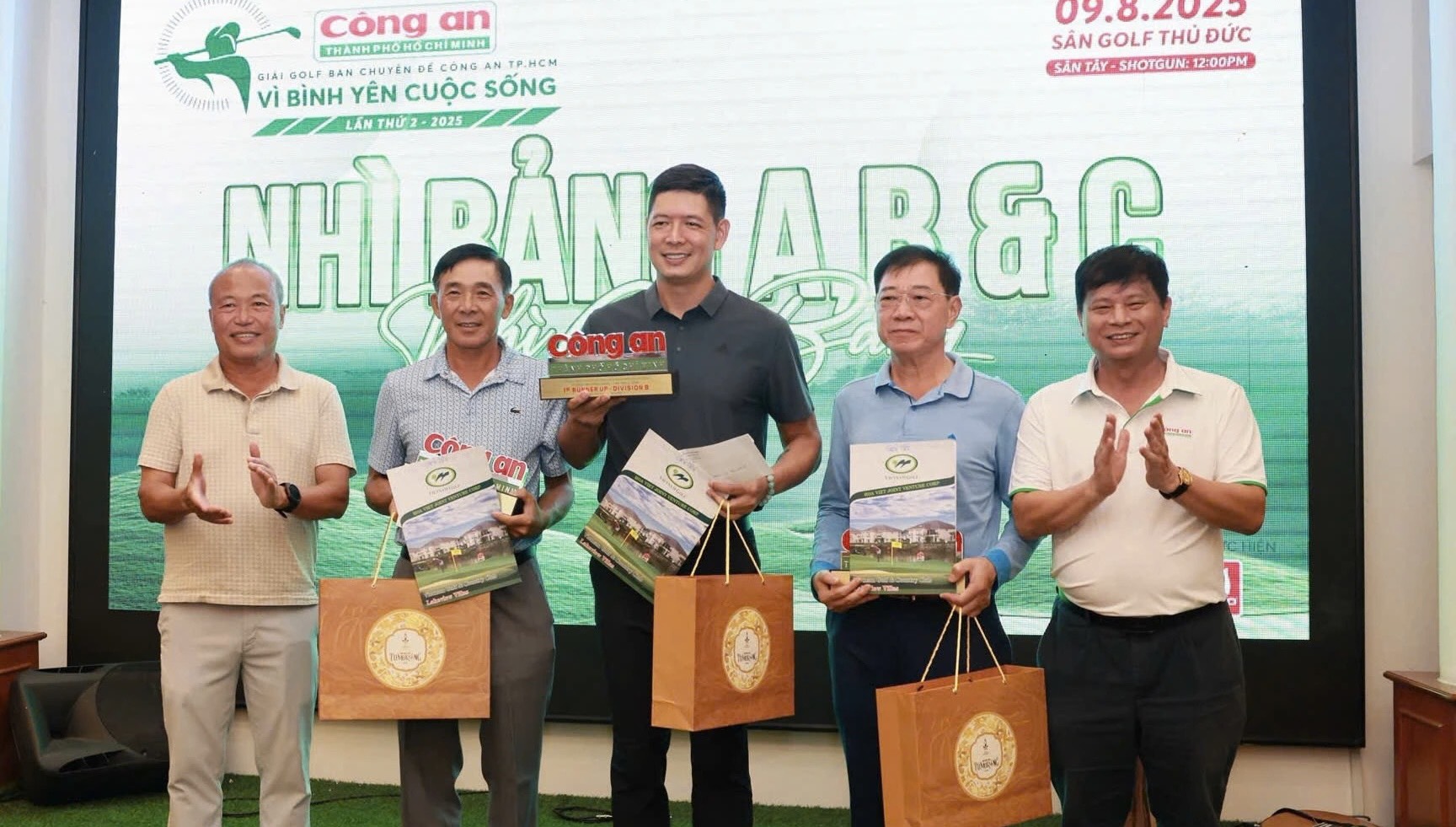 Tranh tài hấp dẫn tại giải golf "Vì bình yên cuộc sống" năm 2025