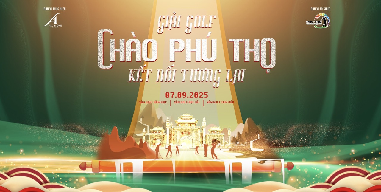 Khởi tranh giải golf Chào Phú Thọ - Kết Nối Tương Lai