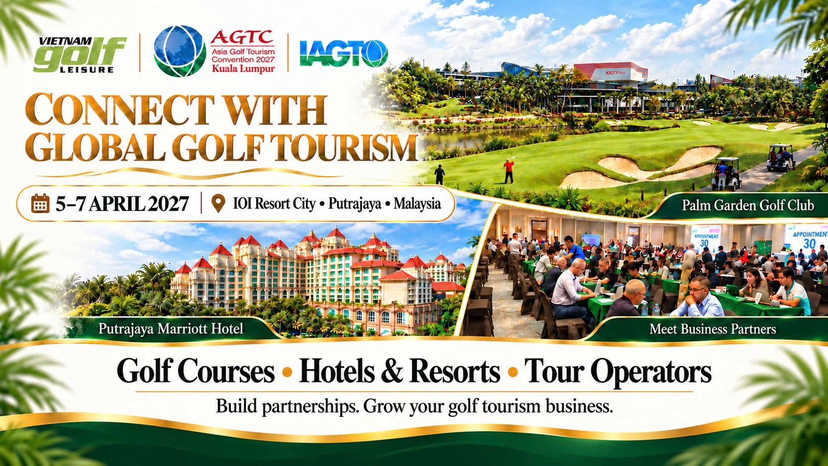AGTC 2027: Đưa golf Việt Nam vào hành trình của khách quốc tế