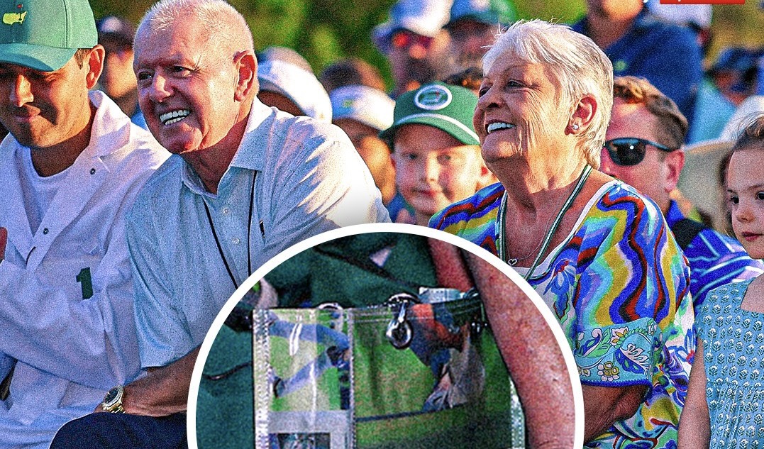 Chiếc túi “độc nhất vô nhị” của mẹ Rory McIlroy gây sốt tại The Masters