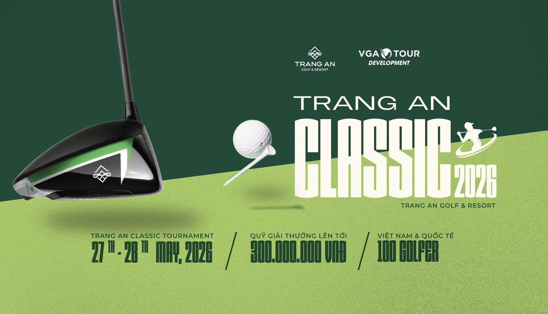 Trang An Classic 2026 chuẩn bị khởi tranh với quỹ thưởng 300 triệu đồng