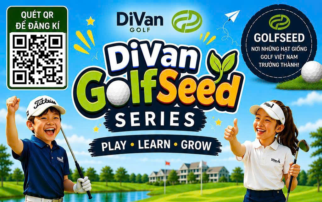 DiVan Golf ra mắt GolfSeed Series: Xây dựng sân chơi cho golfer trẻ