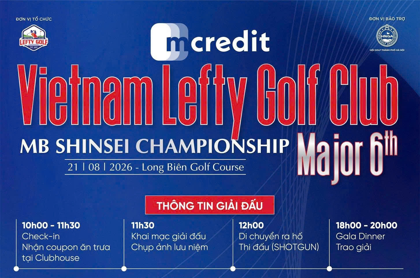 Major 6th Vietnam Lefty Golf Club: Điểm hẹn của golfer tay trái tại Long Biên