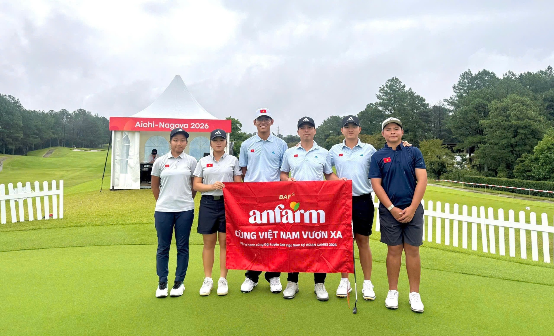 ASIAD 20: Đội tuyển Golf Việt Nam được Anfarm tài trợ 100 triệu đồng 