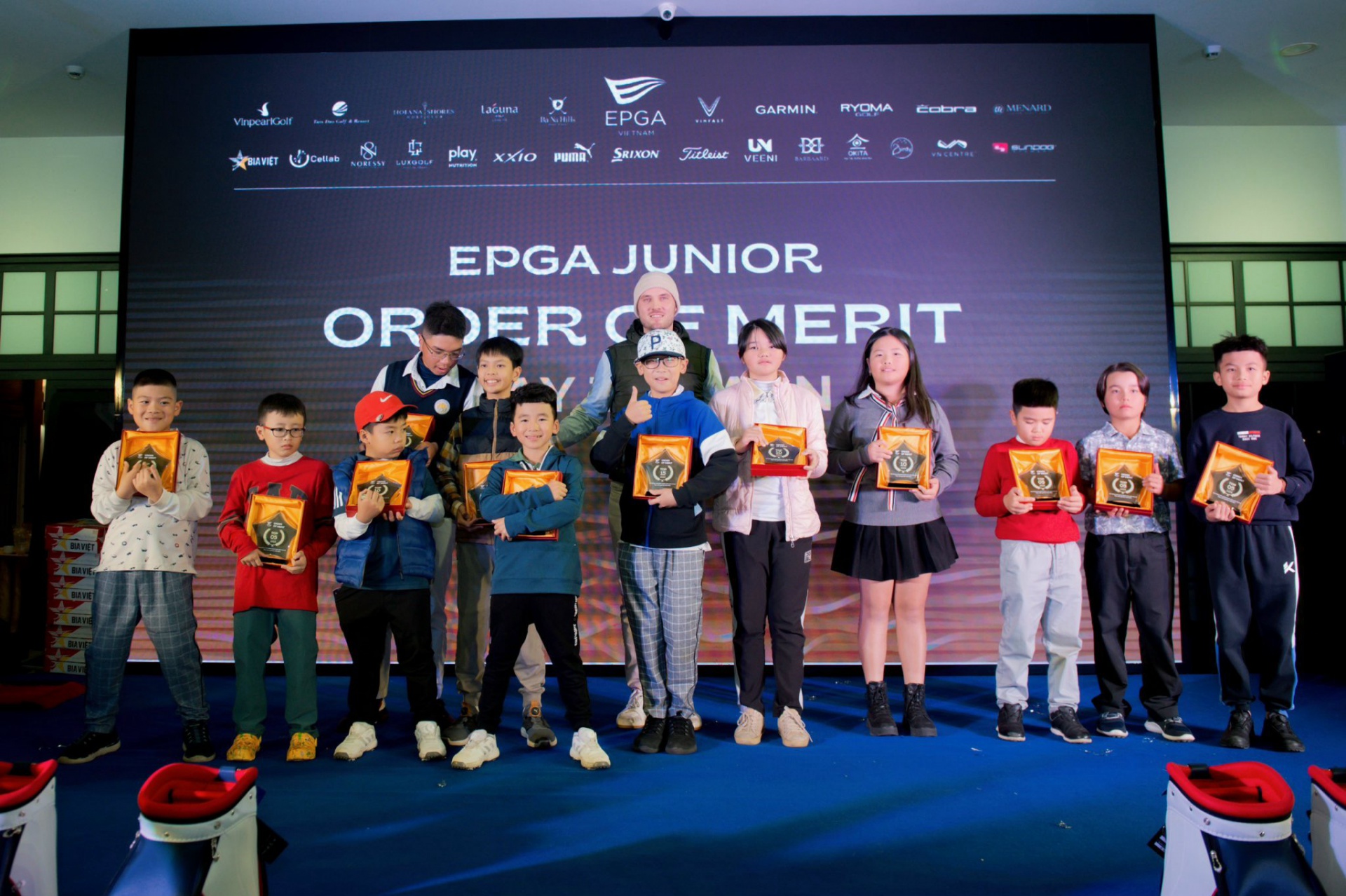 EPGA vinh danh thành tích của các golfer trẻ với ORDER OF MERIT