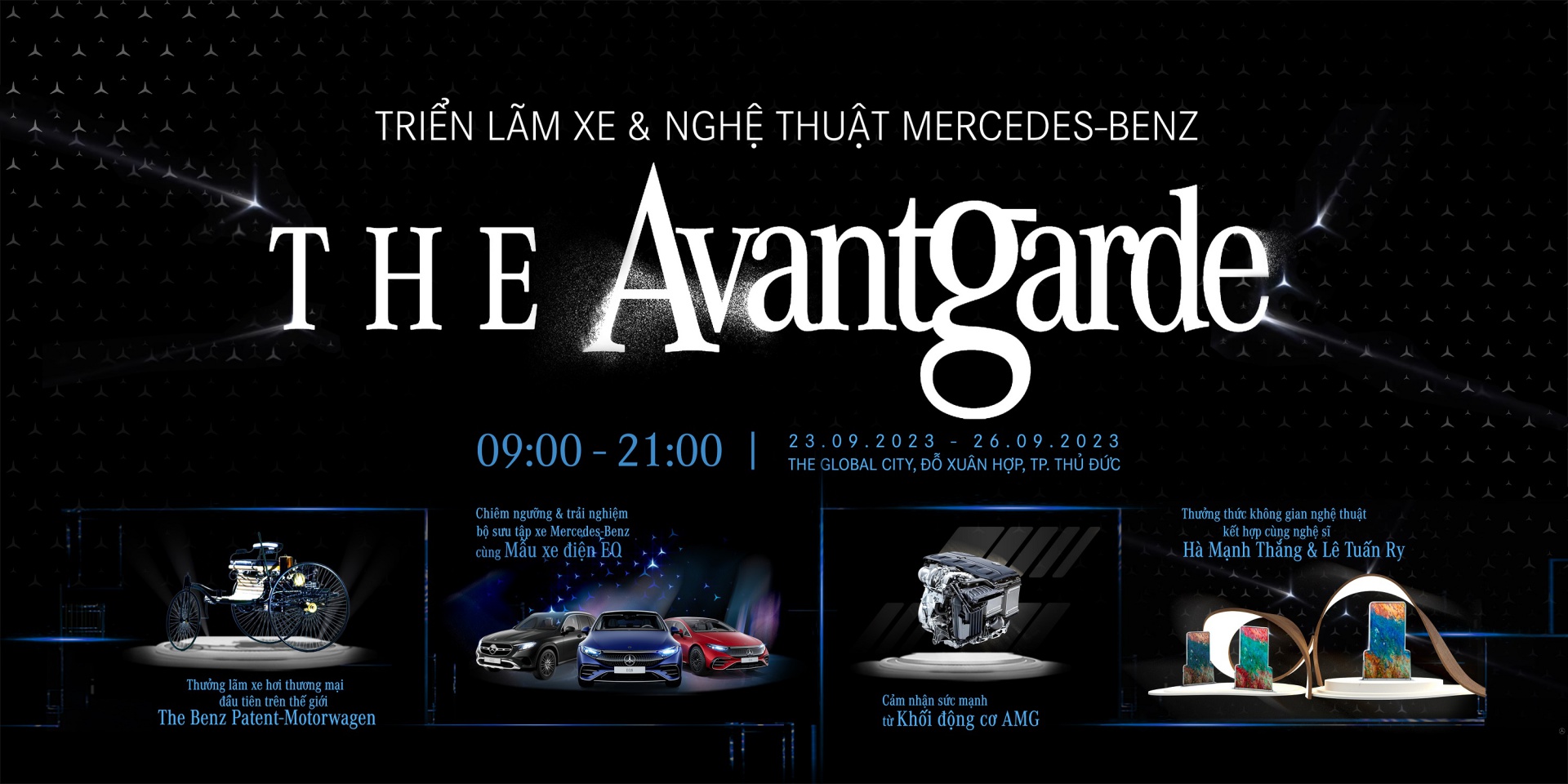 Mercedes-Benz: The Avantgarde 2023 - Triển lãm xe và nghệ thuật