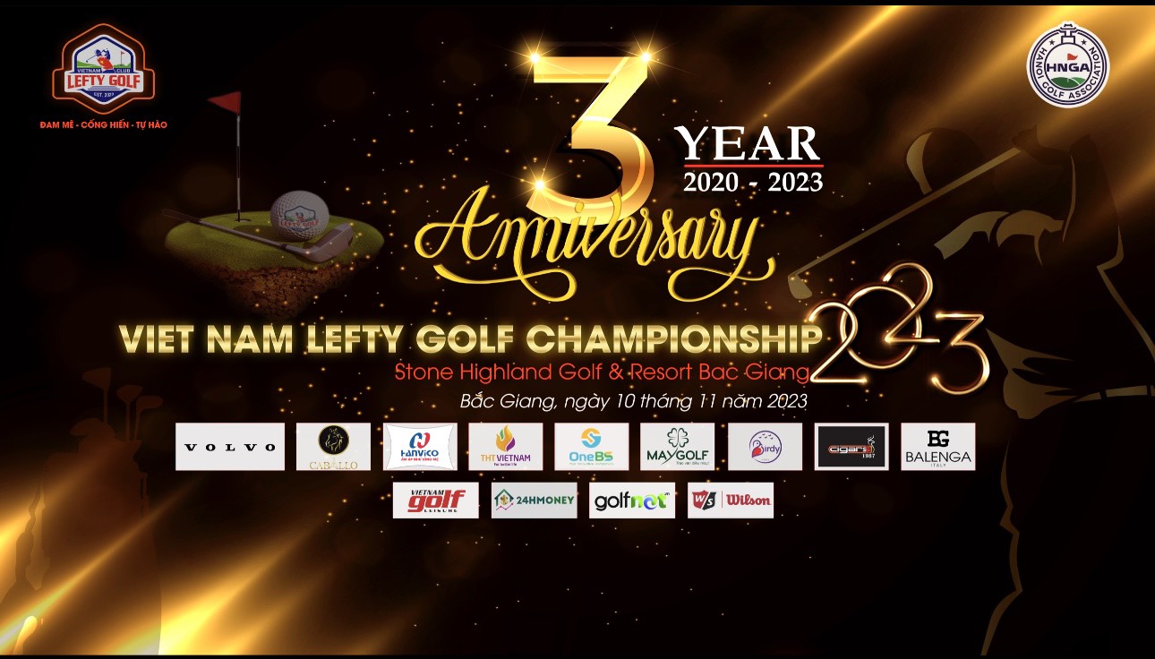 Sự kiện mừng sinh nhật 3 năm CLB Golf Tay Trái Việt Nam