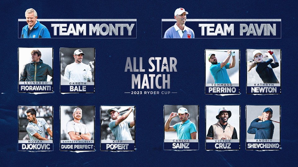 “Trận đấu toàn sao” của Ryder Cup: All-Star Match 