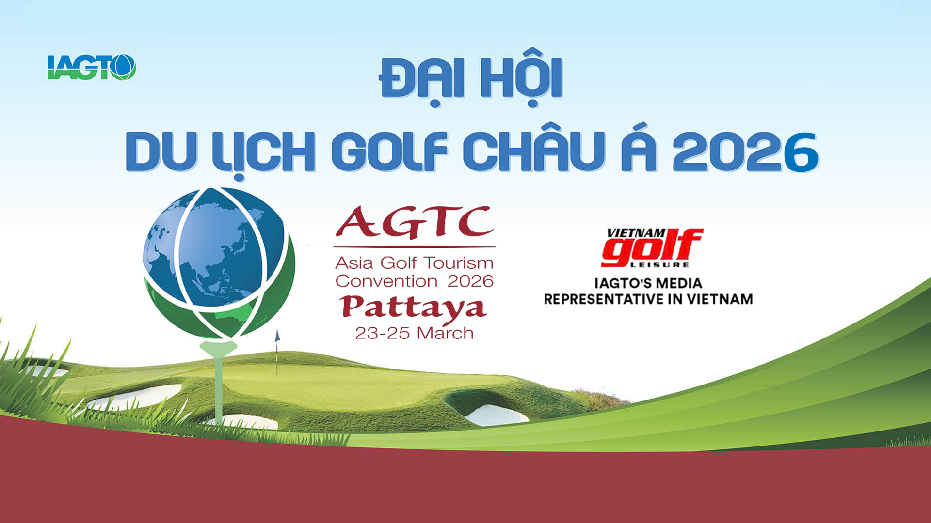 IAGTO công bố lịch trình Hội nghị Du lịch Golf châu Á 2026