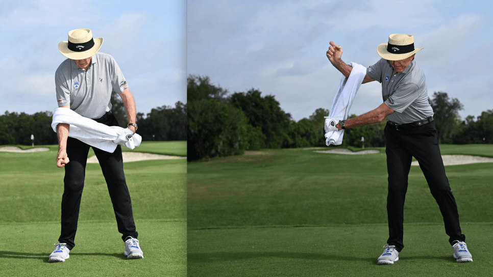Bài tập chỉnh backswing đơn giản có thể thực hiện ở bất kỳ đâu