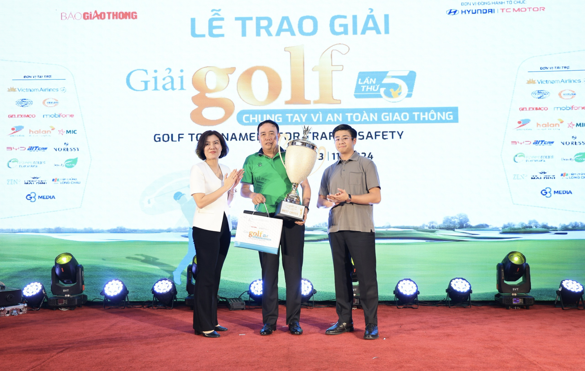 Golfer Hoàng Quân vô địch Giải Golf Chung tay vì ATGT năm 2024