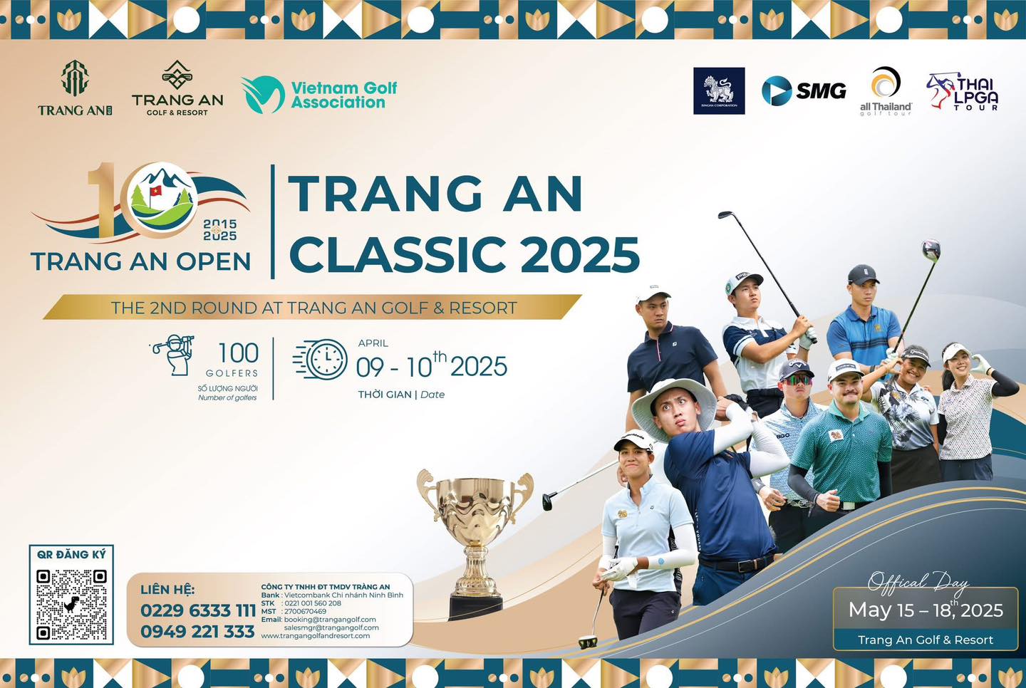 Trang An Classic 2025: Bước đệm vươn tầm golf Việt