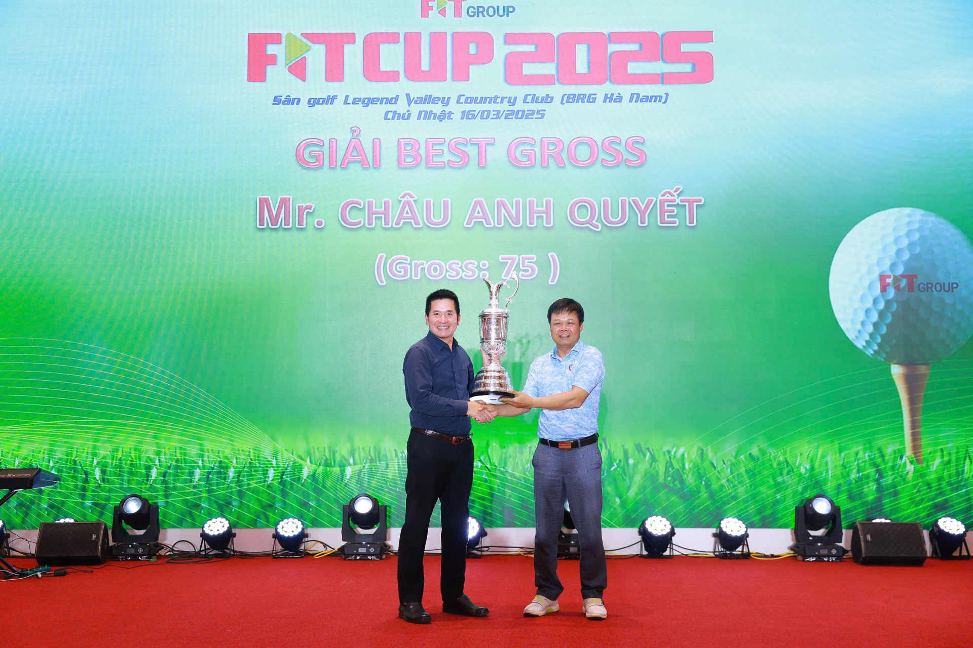 Golfer Châu Anh Quyết vô địch giải đấu F.I.T Cup mùa thứ 5