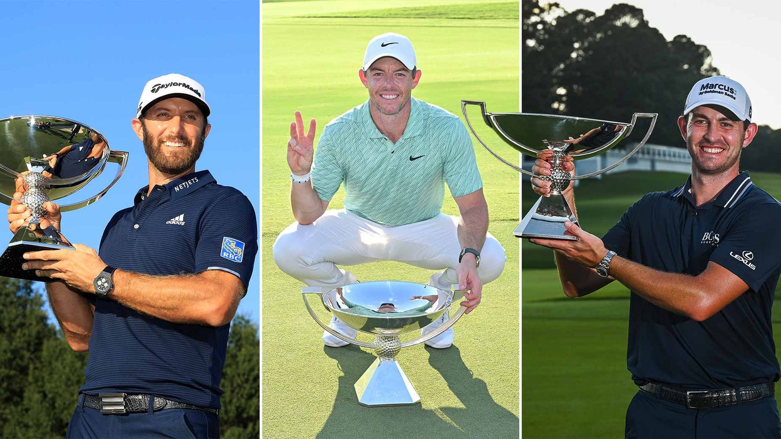 3 nhà vô địch FedEx Cup tiền nhiệm bắt đầu Tour Championship ở vị trí nào?