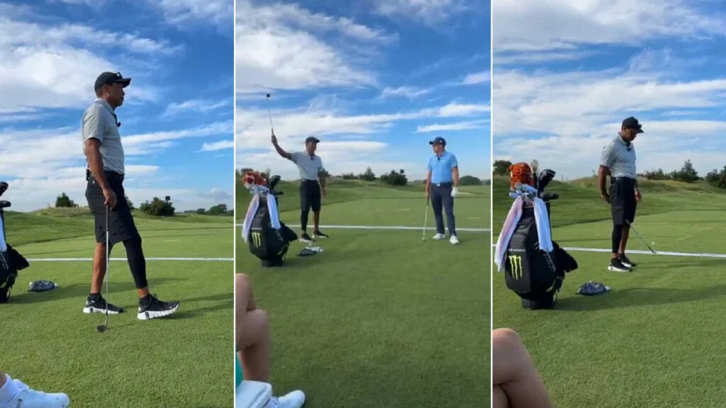 Hình ảnh mới nhất của Tiger Woods: Đã có thể ra sân tập cùng Fowler và Zalatoris