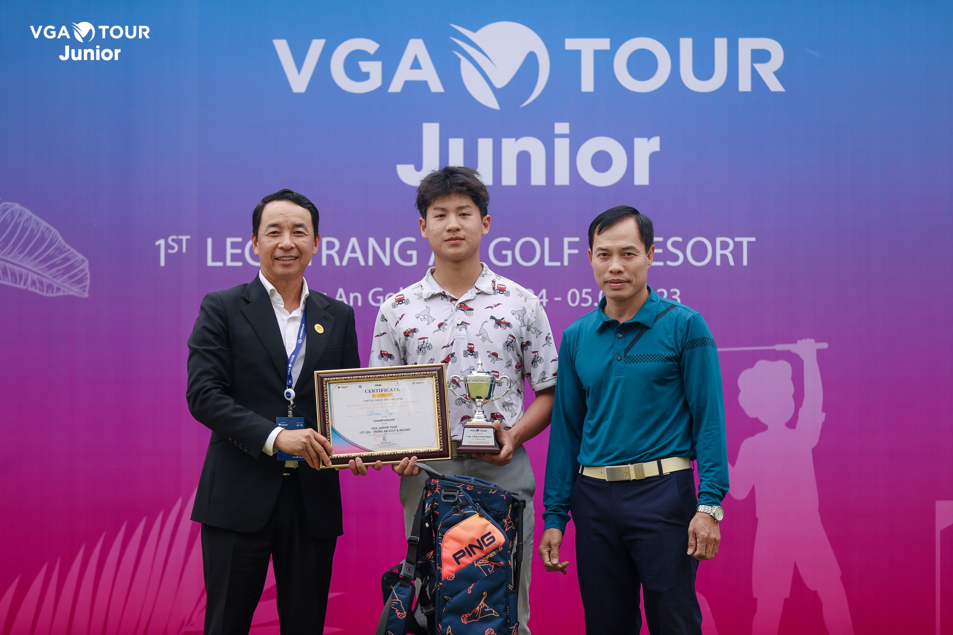 VGA Junior Tour 1st Leg: Đoàn Uy xuất sắc giành ngôi vô địch